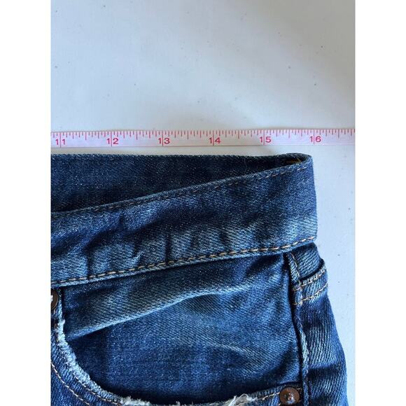 Moussy Vintage Dark Wash Straight Leg Denim Jeans 29 Made in Japan - Picture 5 of 11